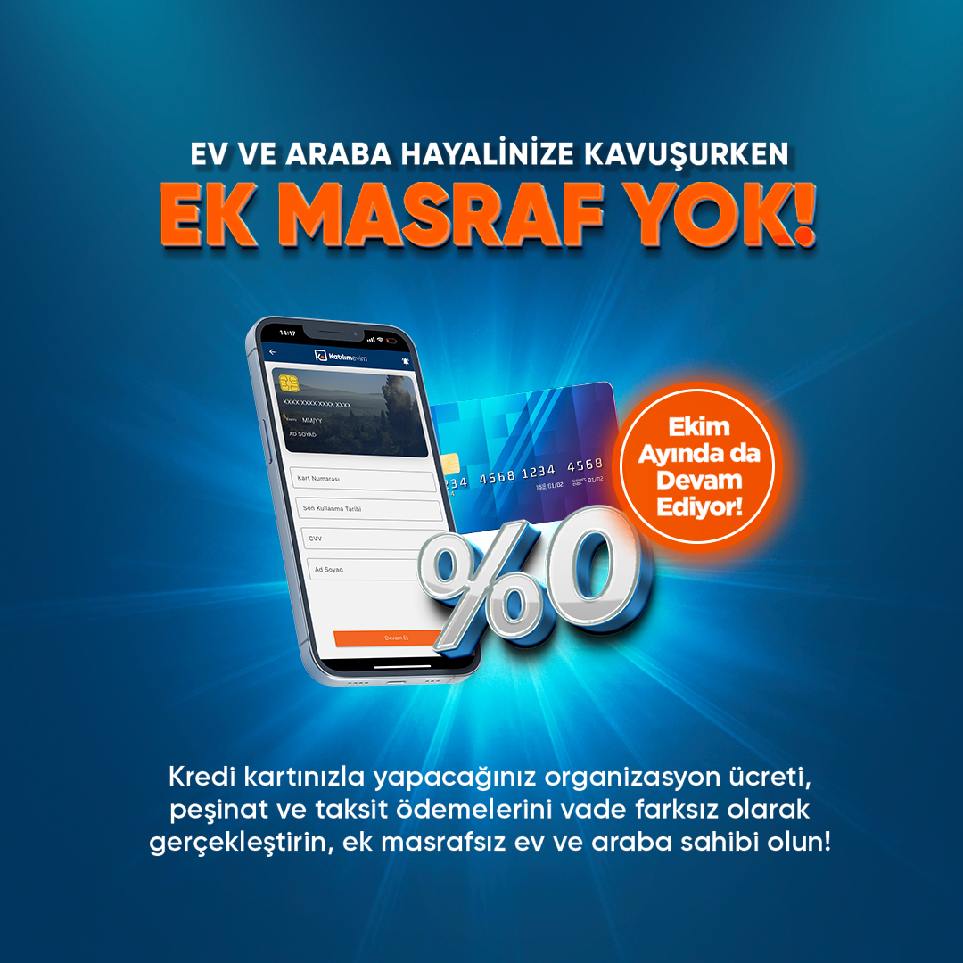 Katılımevim’de Ek Masraf YOK!